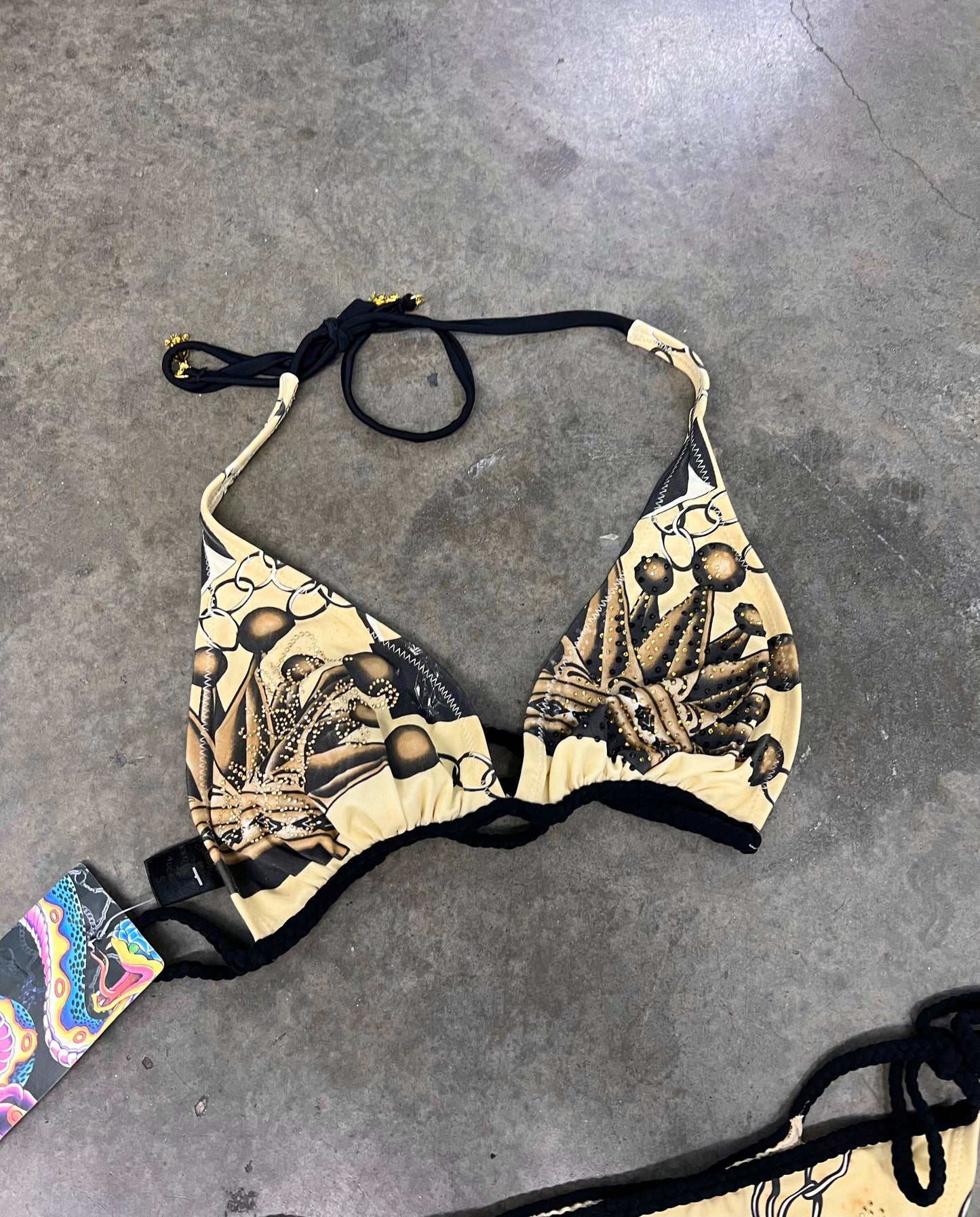 Vintage Christian audigier bikini set