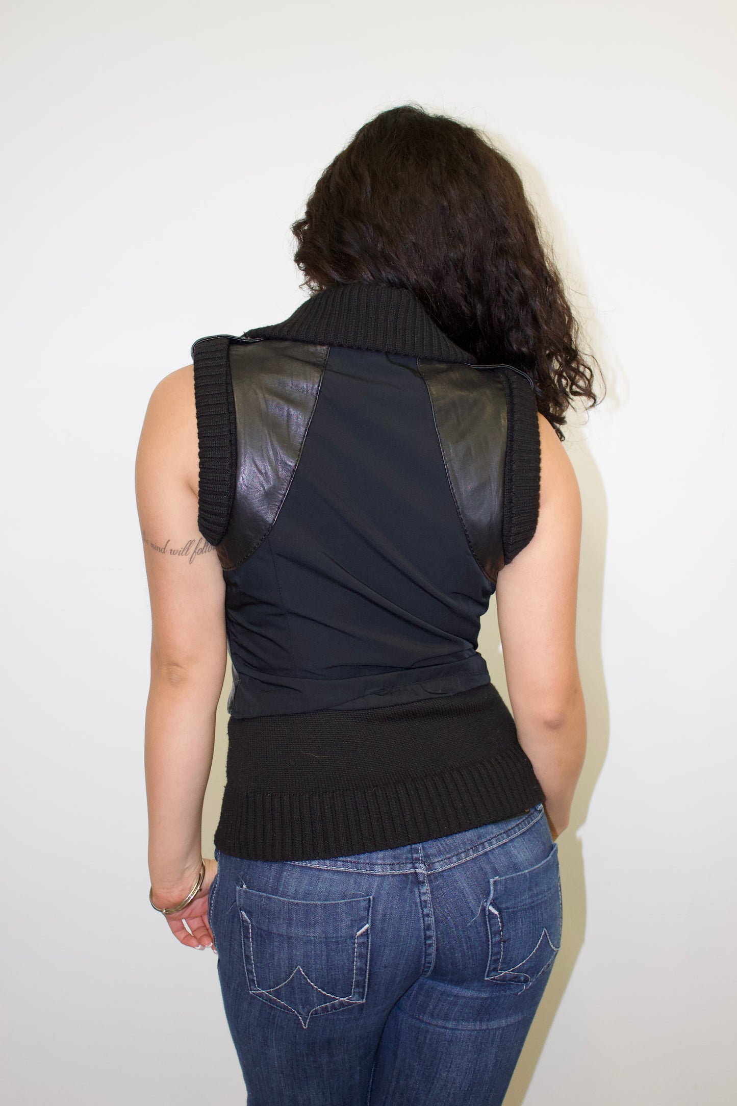 Vintage leather vest