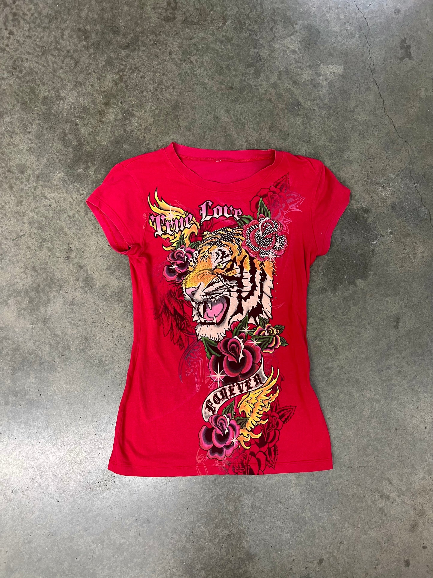 Y2K tiger top