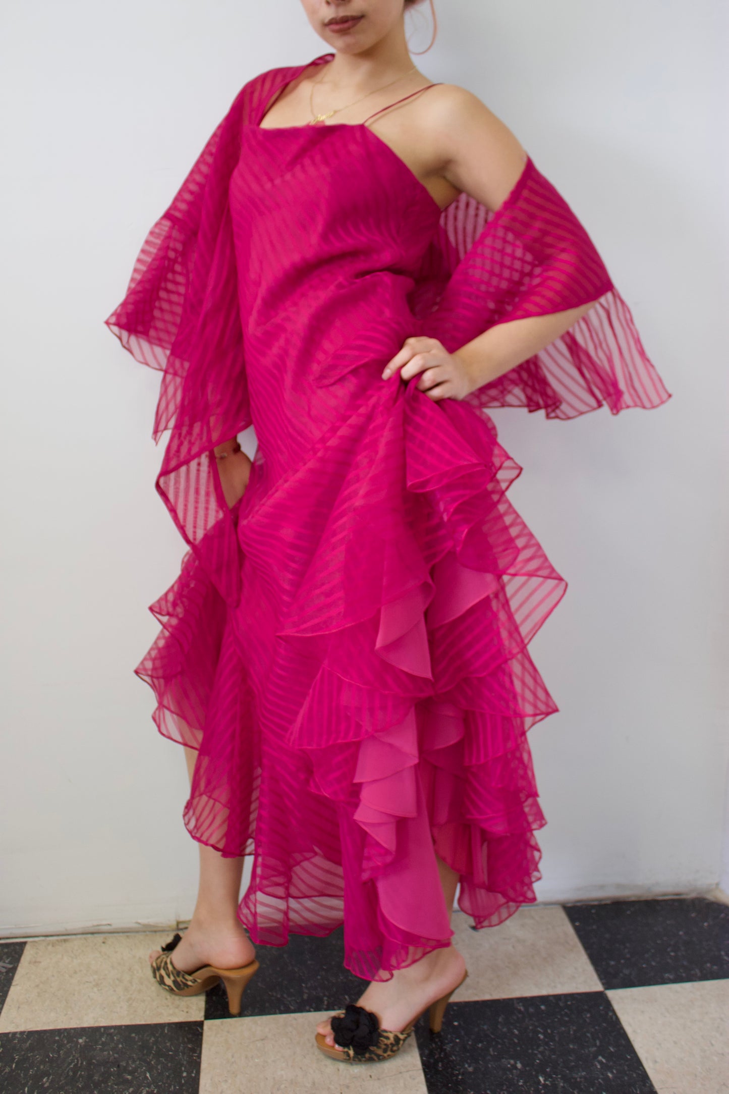 Vintage pinestripe dress