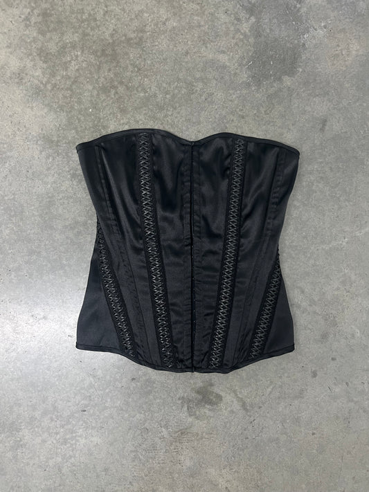 Vintage Charlotte Russe laceup corset