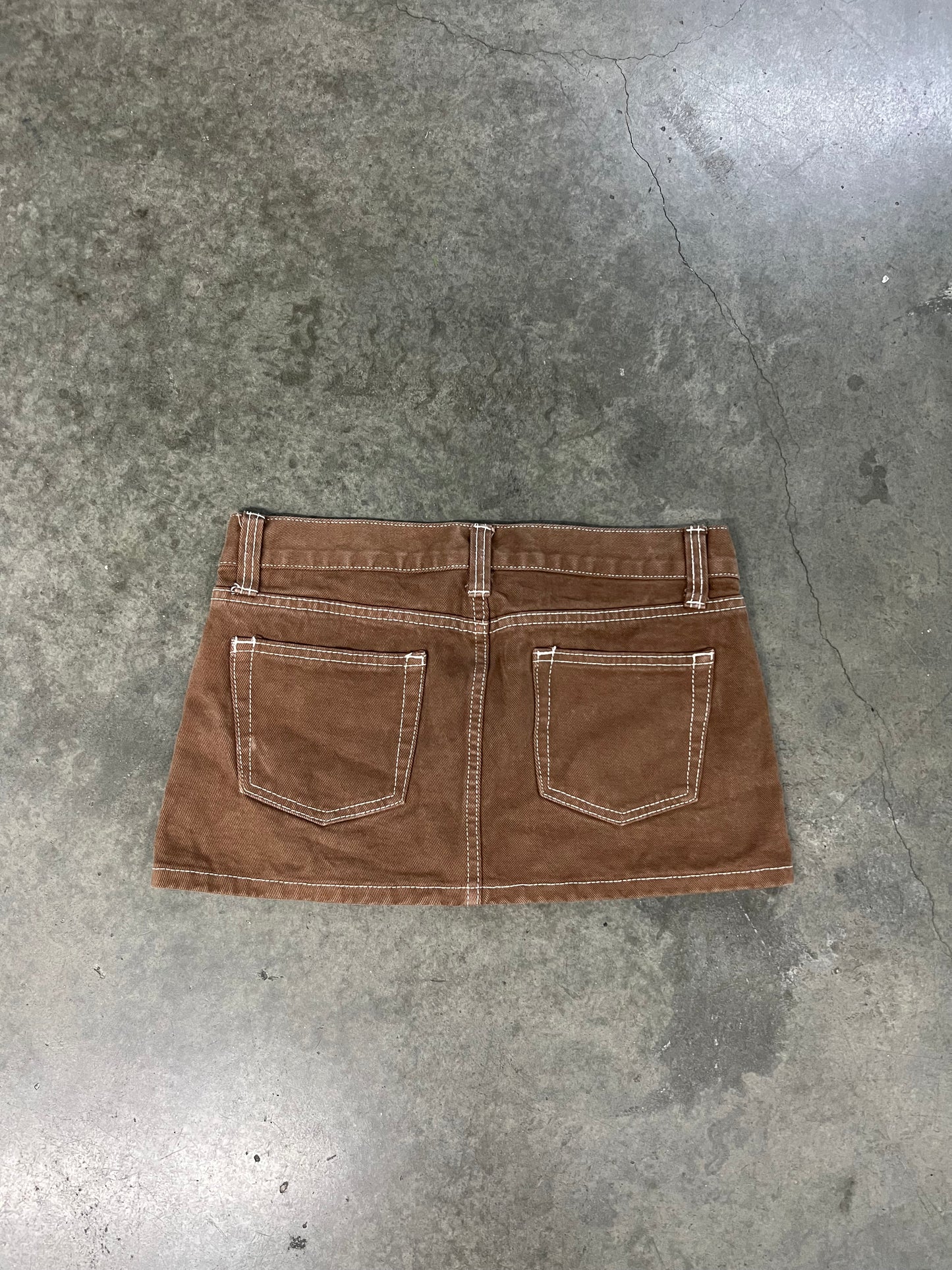 Brown Miniskirt