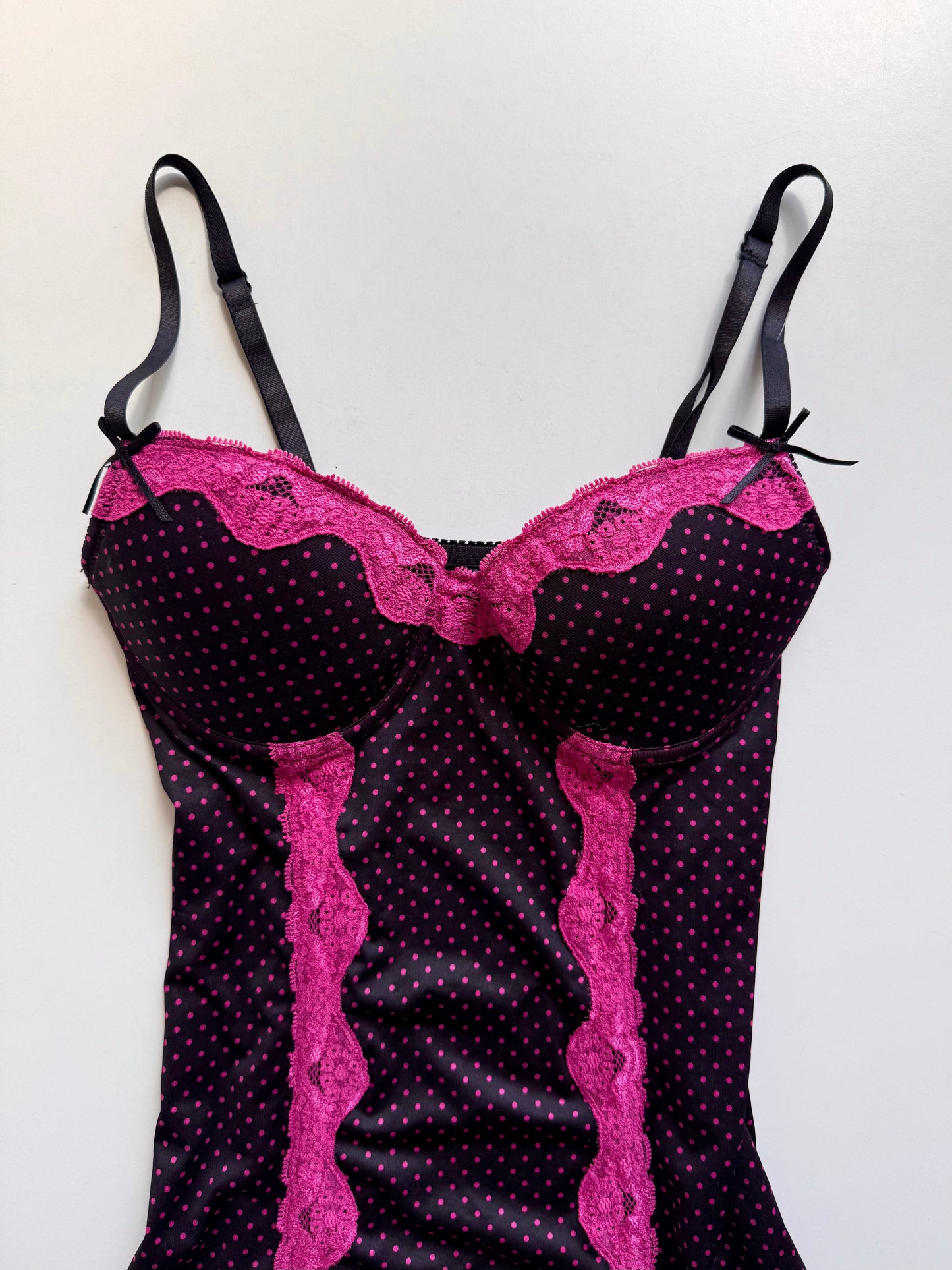 Vintage polkadot slip dress