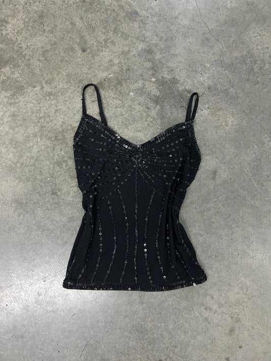 Vintage beaded cami top