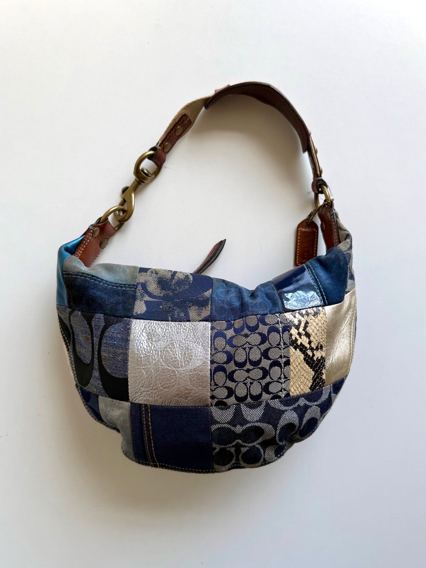 Vintage denim coach bag