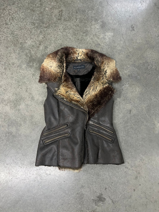 Vintage fur vest
