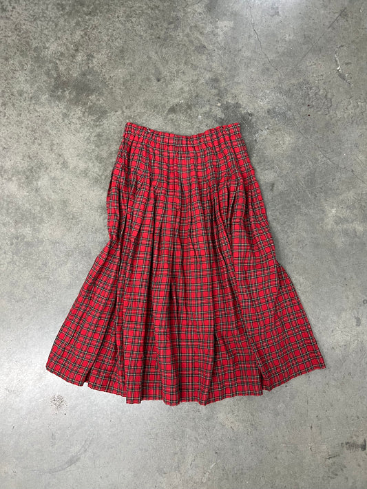 Vintage 90’s plaid maxi skirt