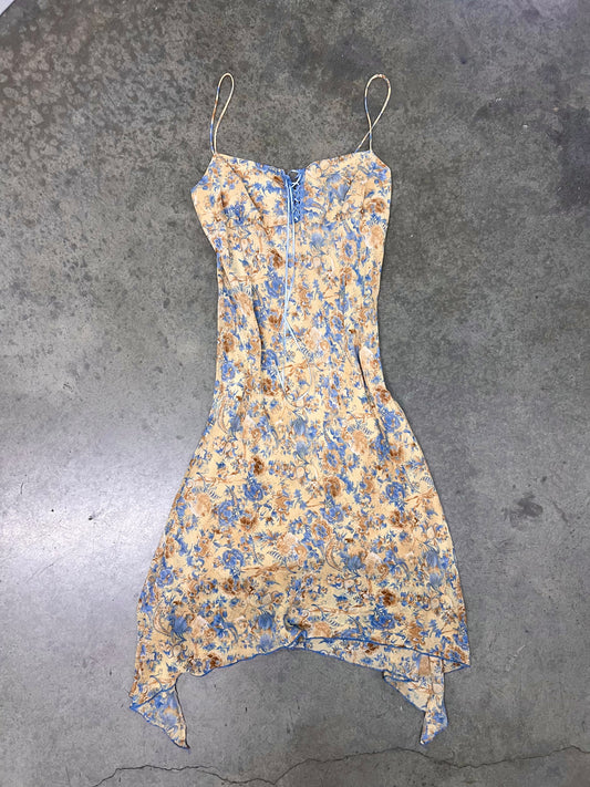 Vintage laceup dress