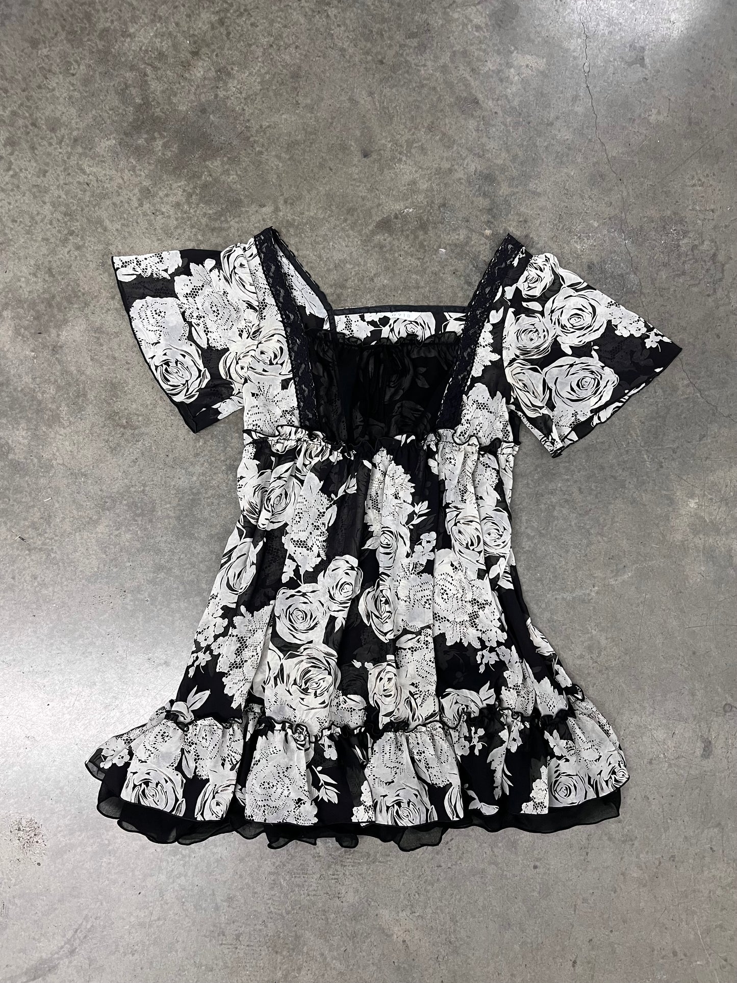 Vintage laced babydoll dress