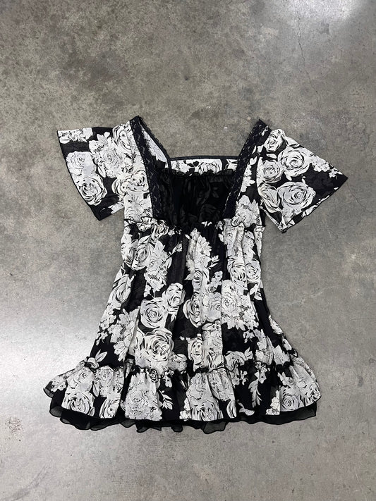 Vintage laced babydoll dress