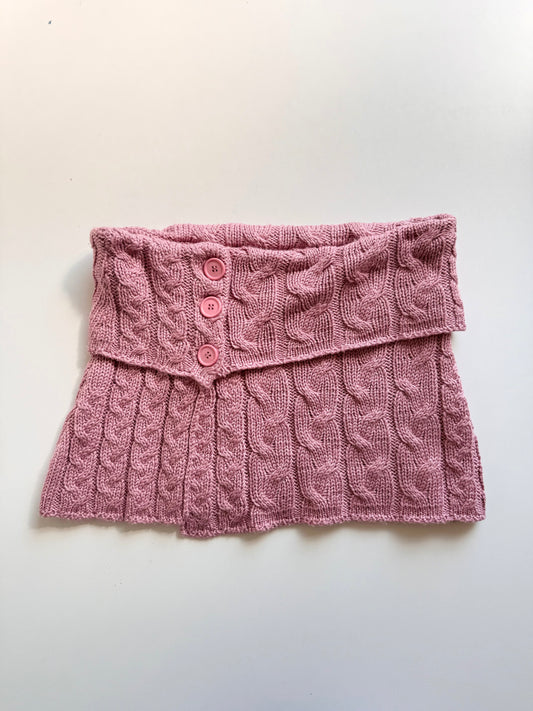 Vintage knitted poncho
