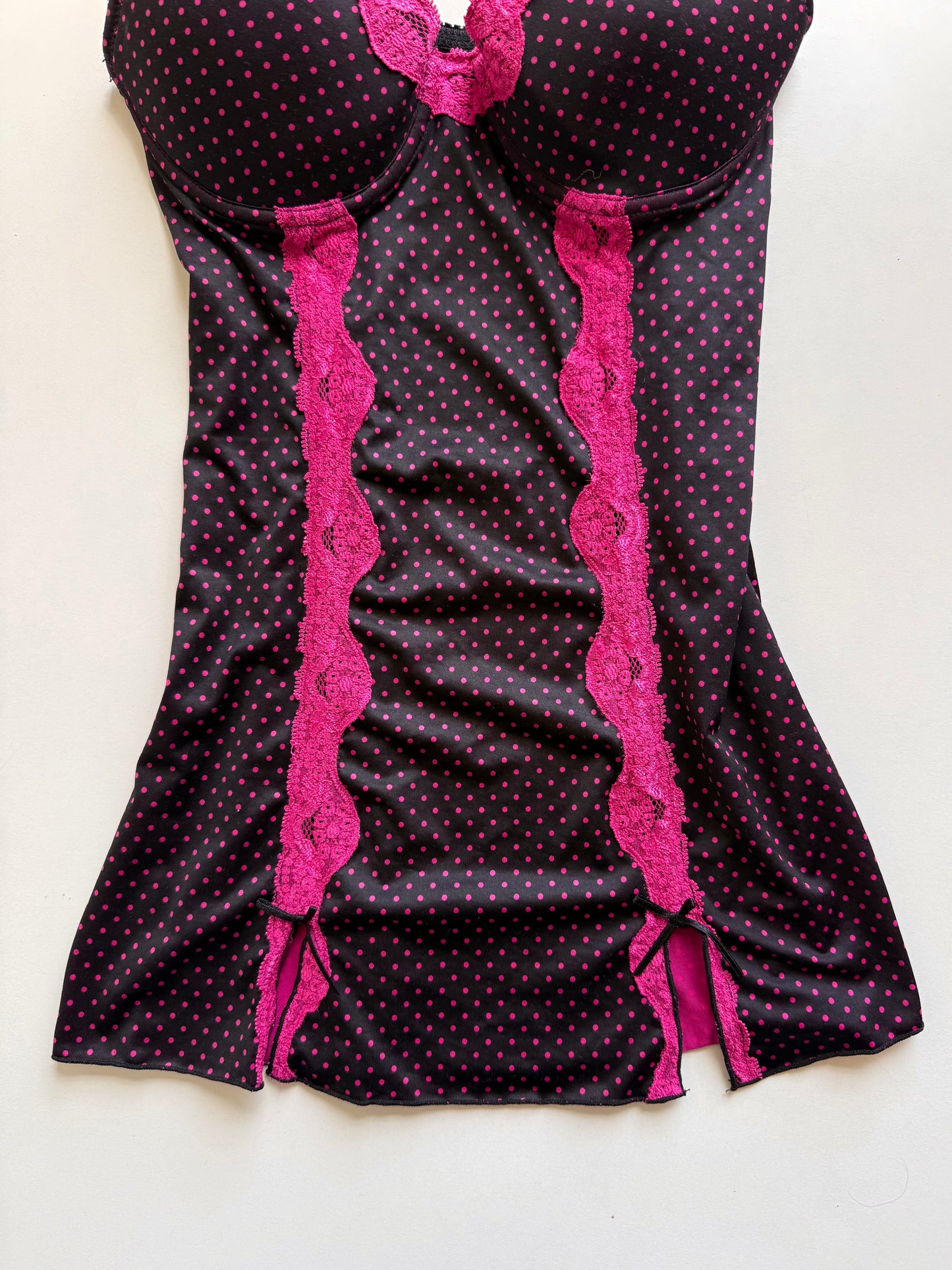 Vintage polkadot slip dress