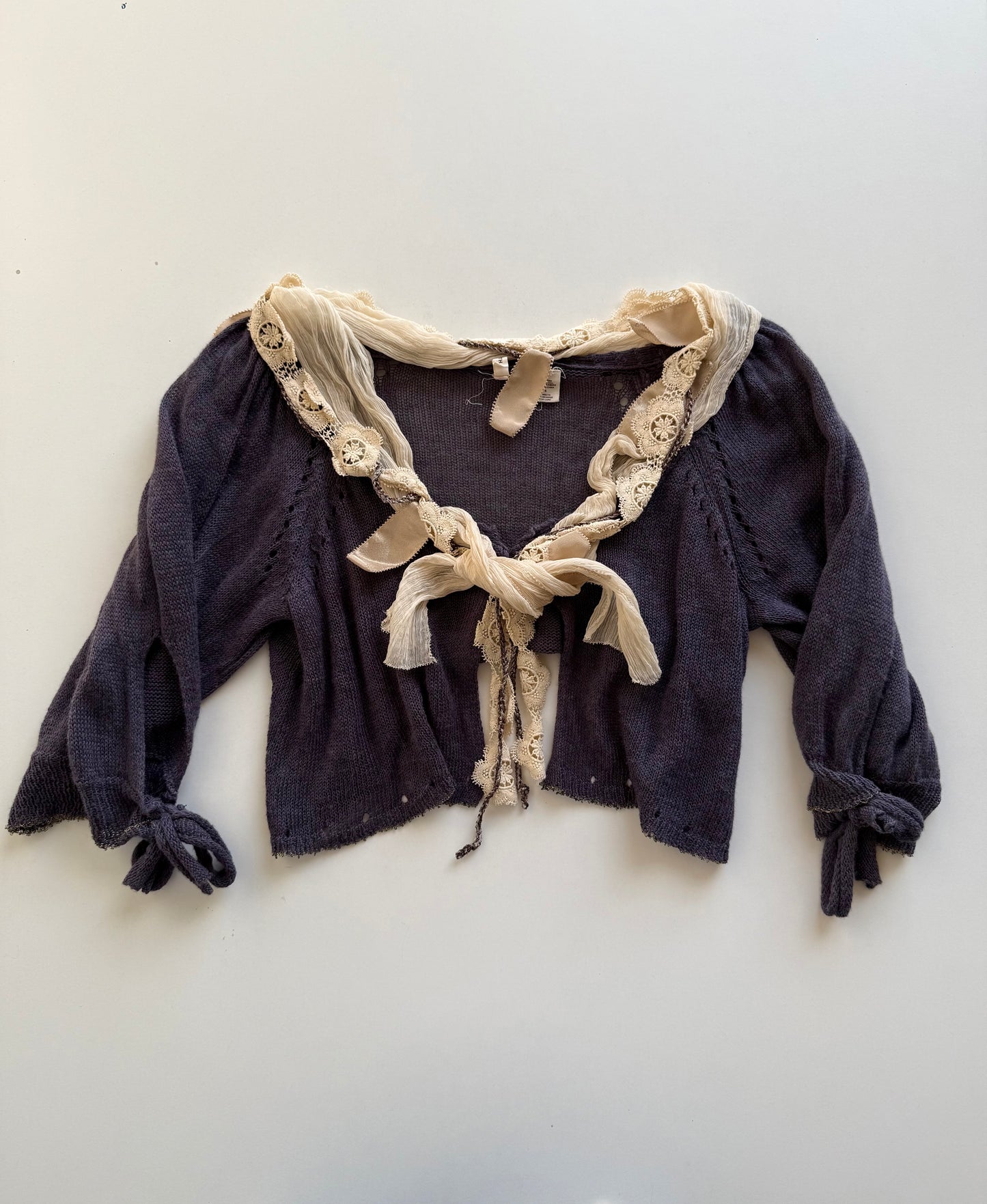 Vintage knitted fairy cardigan
