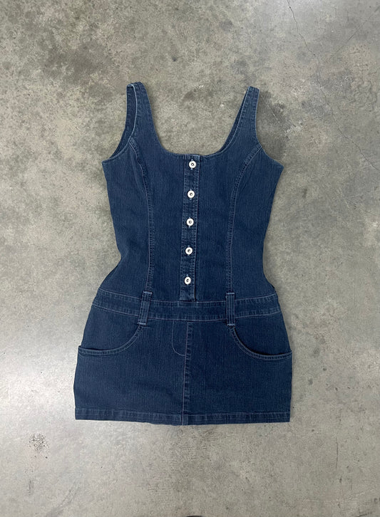 Vintage denim minidress