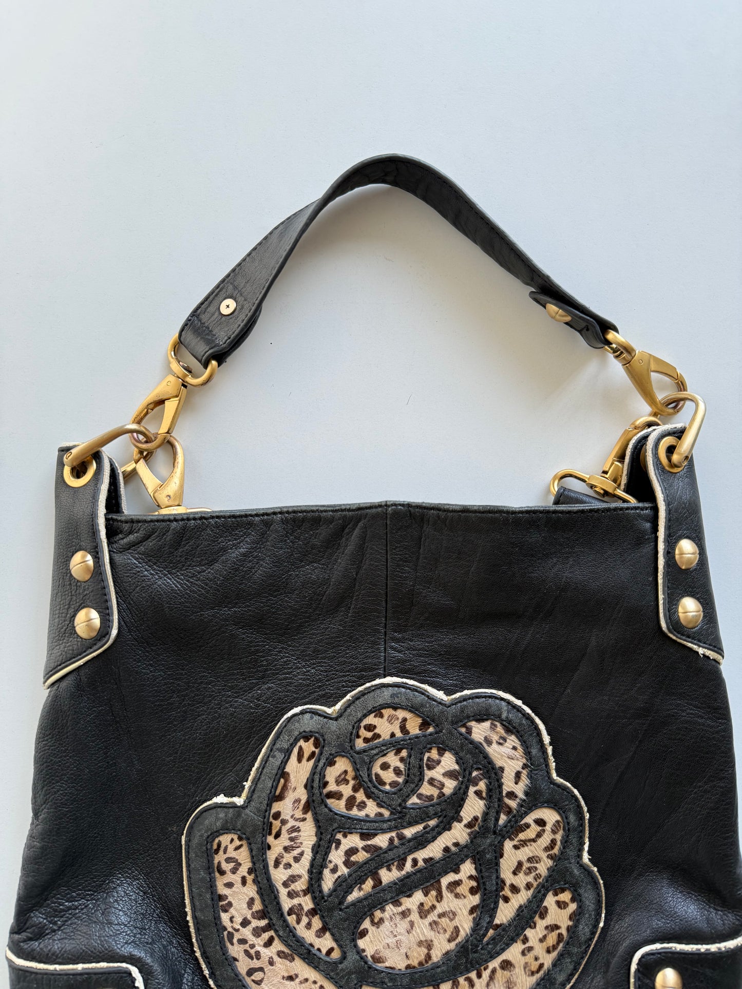 Vintage leather Betsey Johnson purse