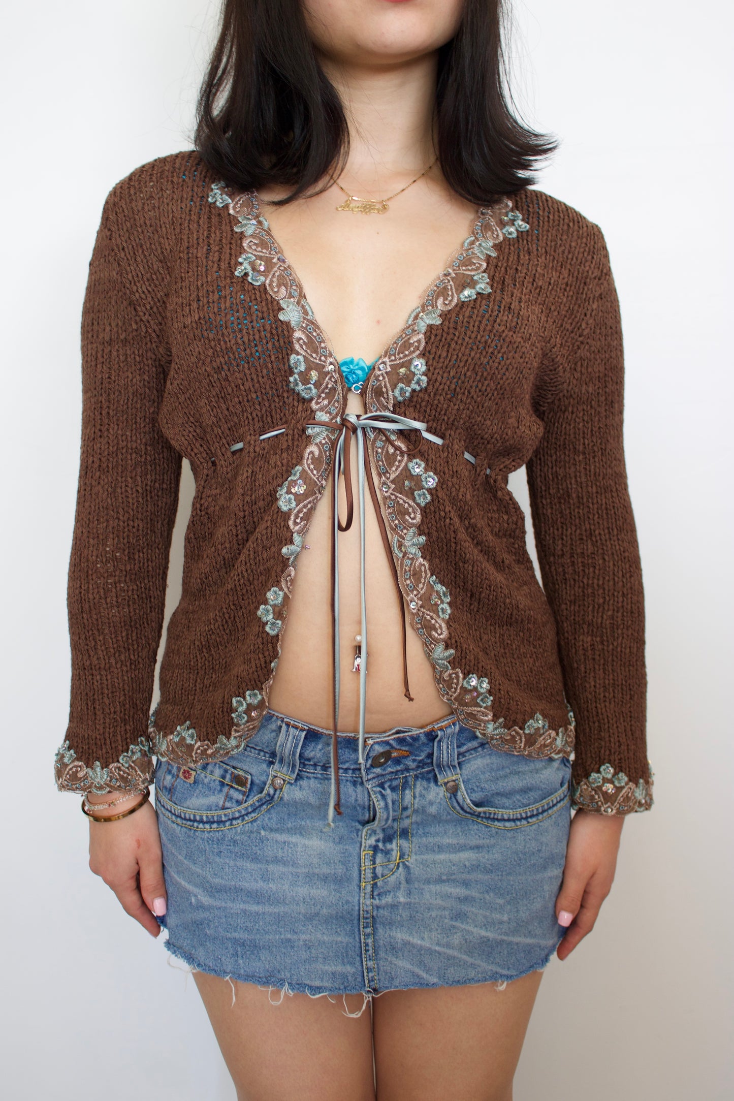 Vintage knitted fairy top