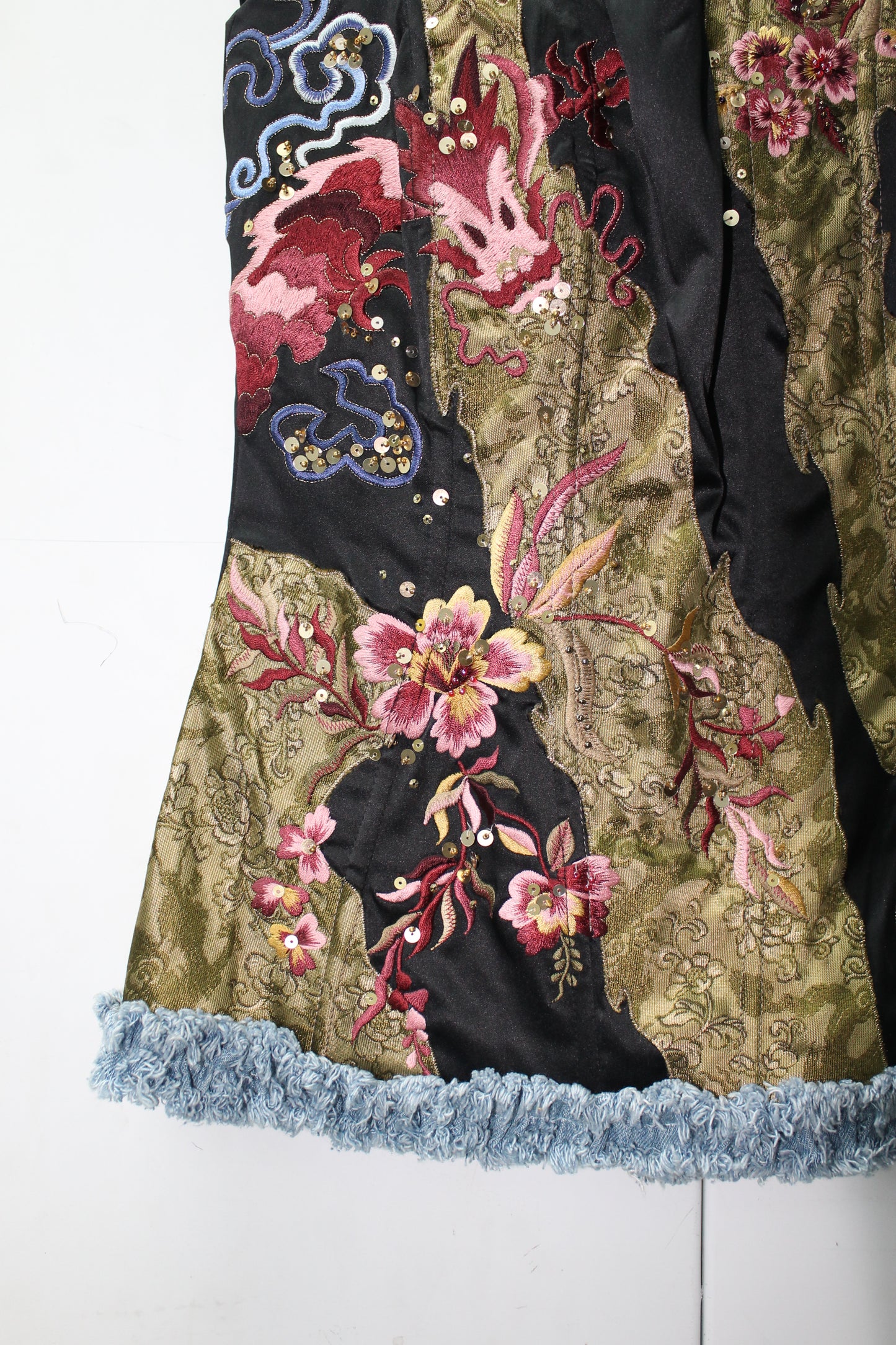 Vintage Mandalay dragon corset