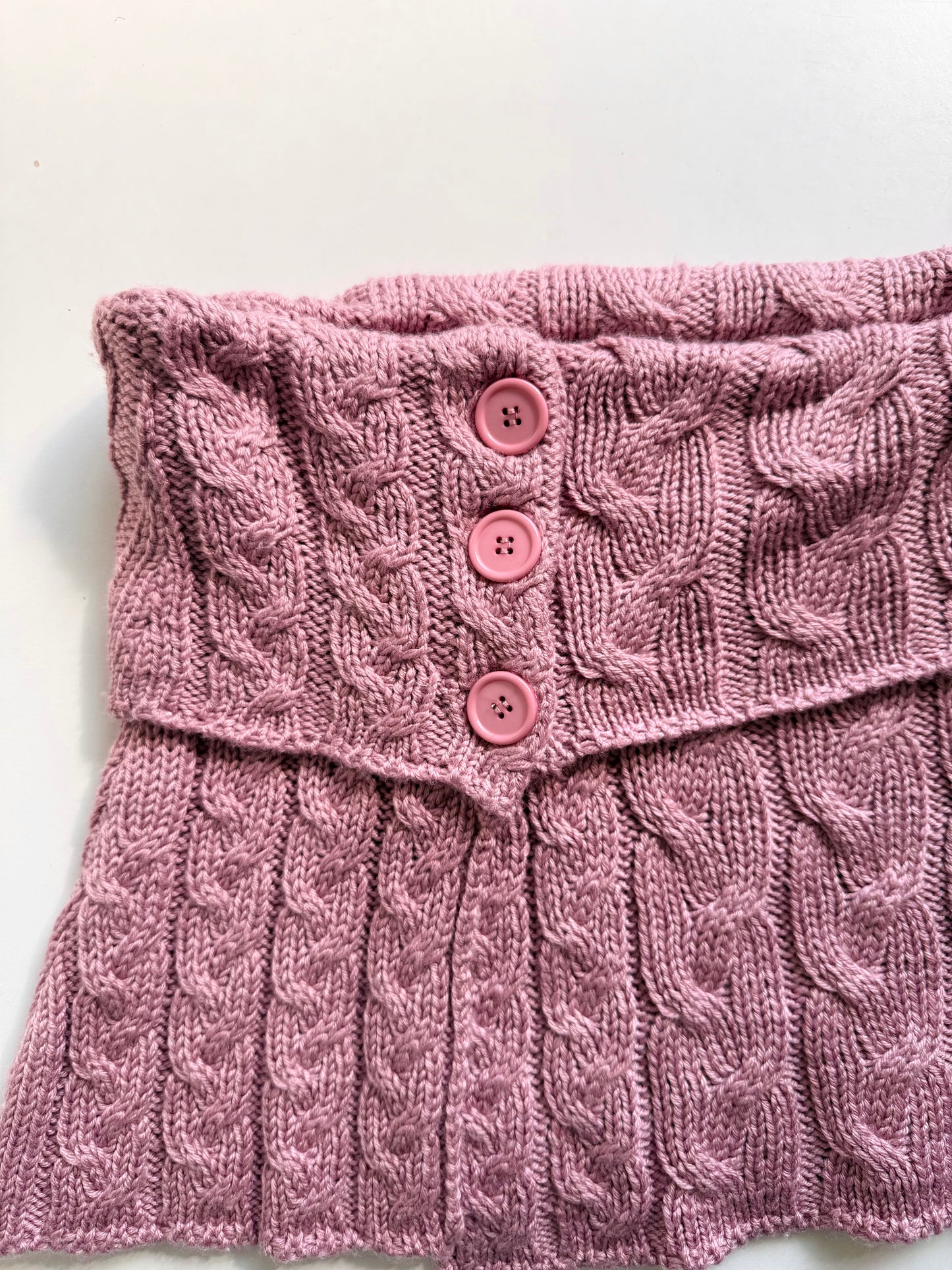 Vintage knitted poncho