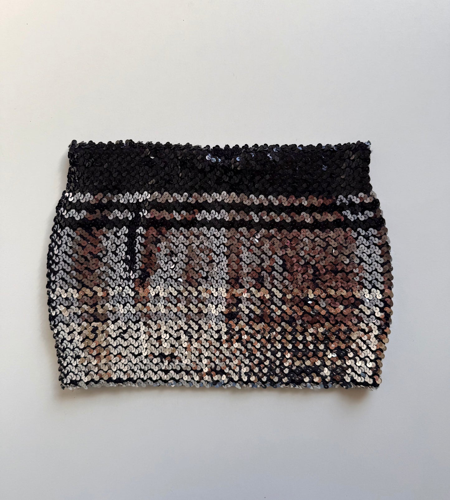 Vintage sequence miniskirt