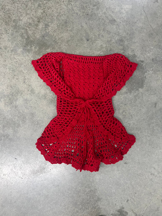 Y2k crotchet top