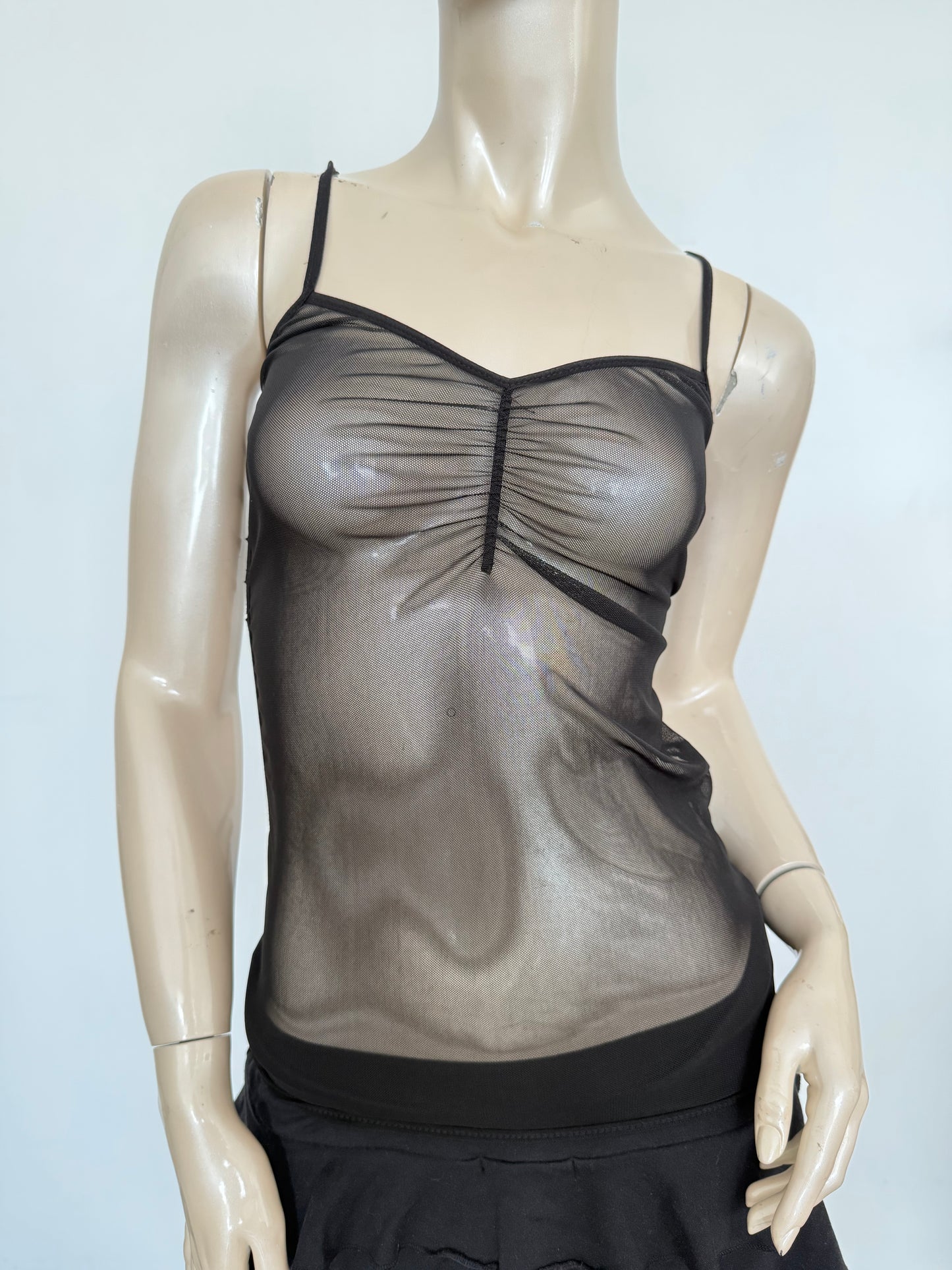 Vintage mesh cami top