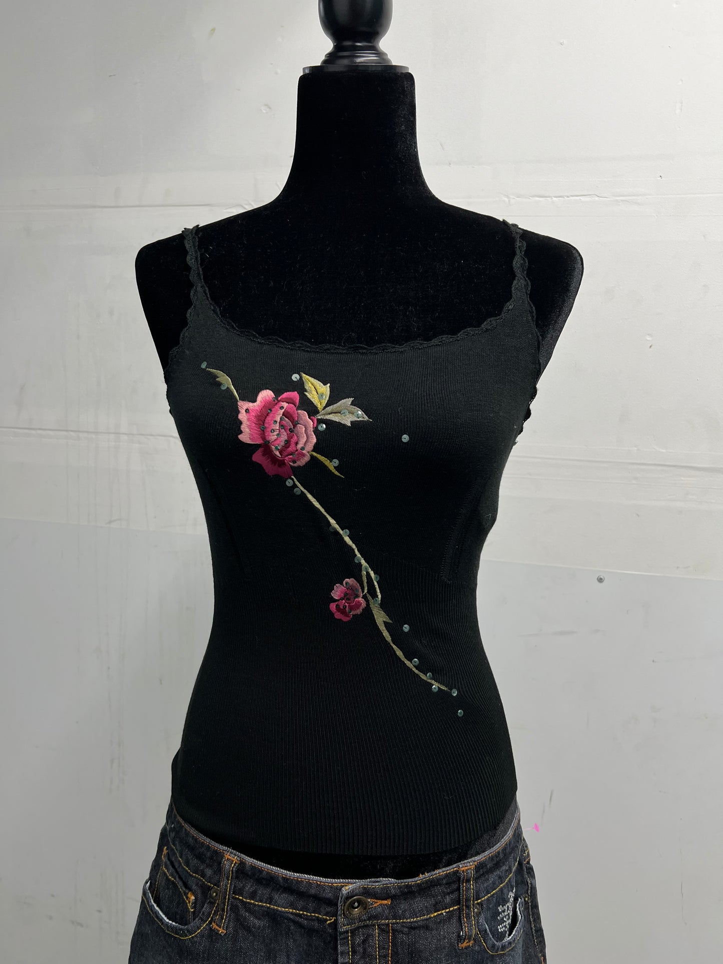 Y2K rose top