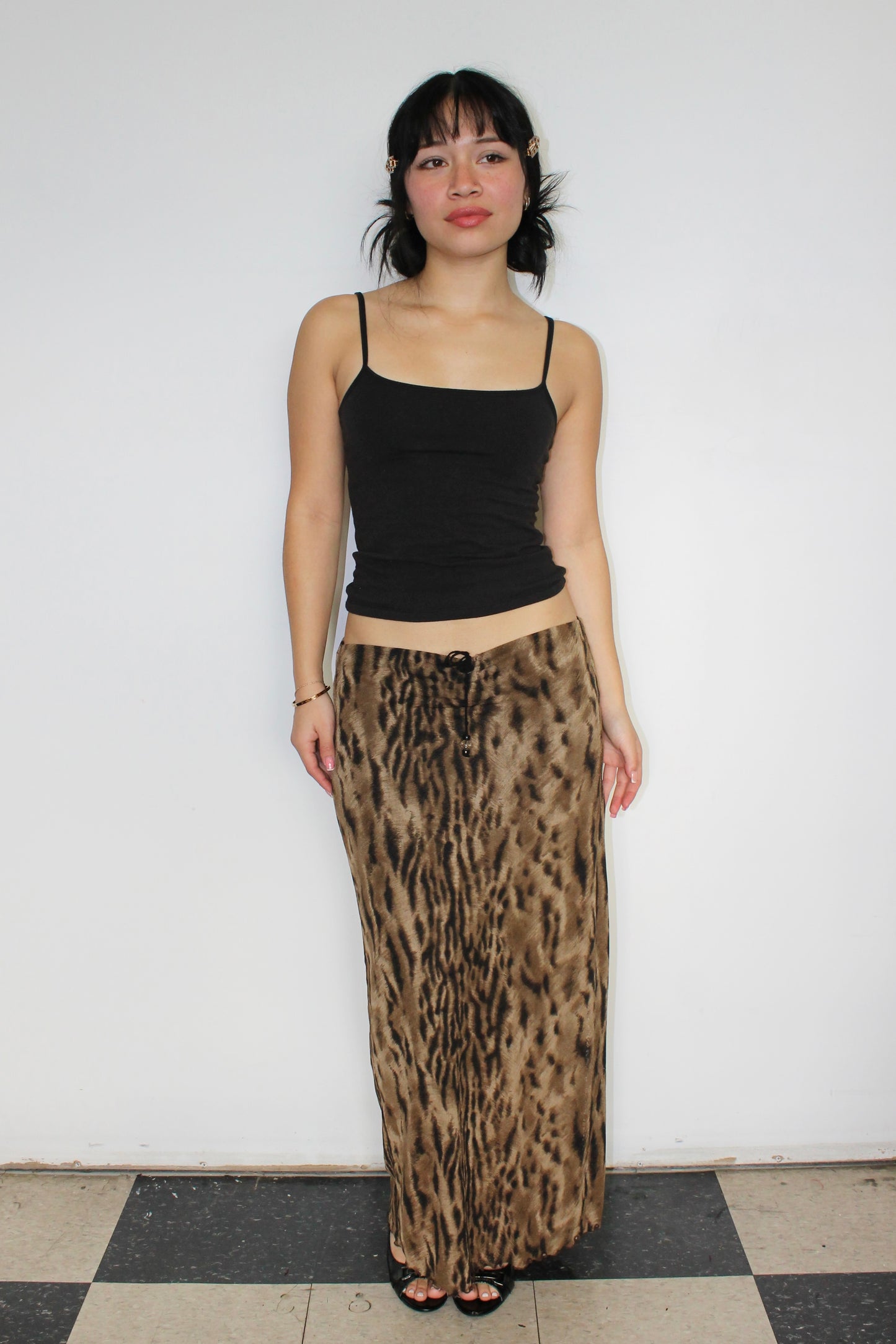 Vintage leopard skirt