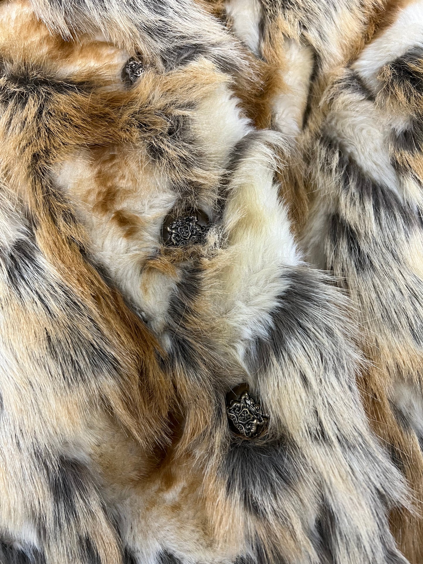Vintage guess fur jacket