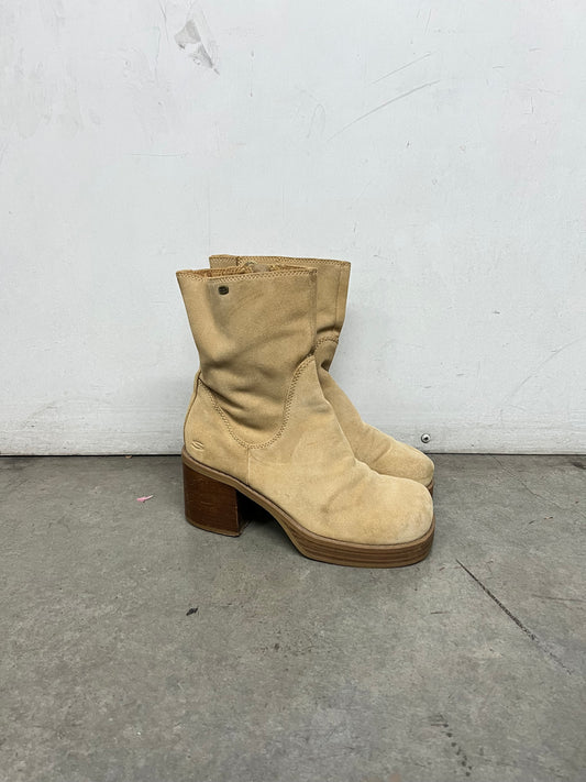 Vintage sketcher platform boots