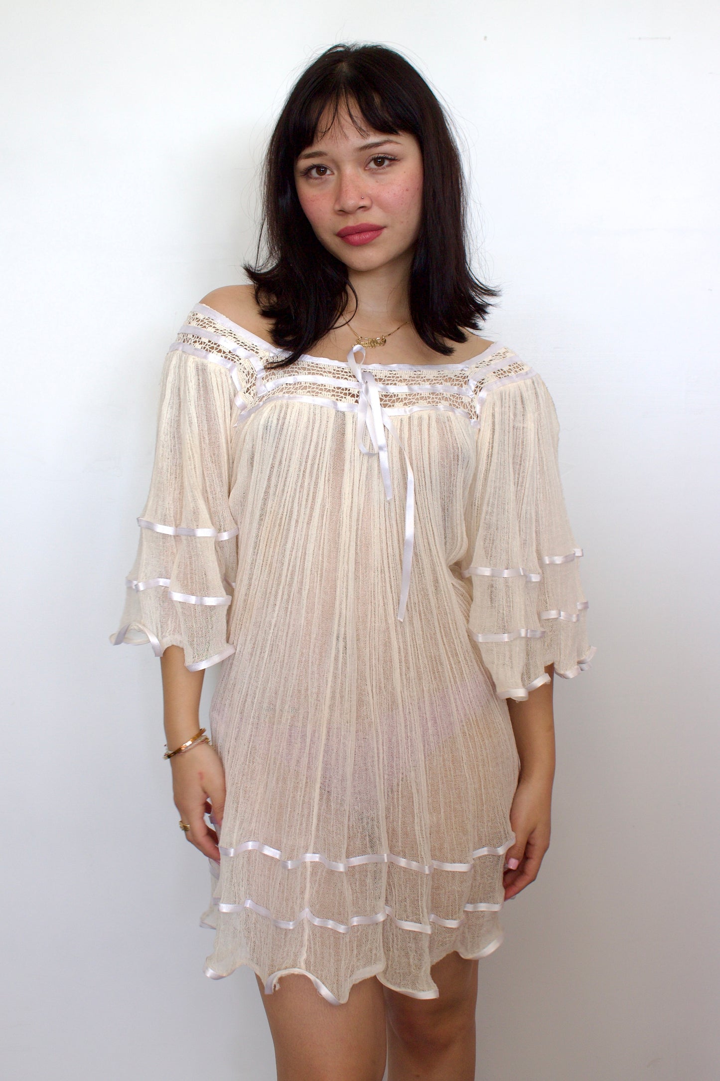Vintage sheer minidress