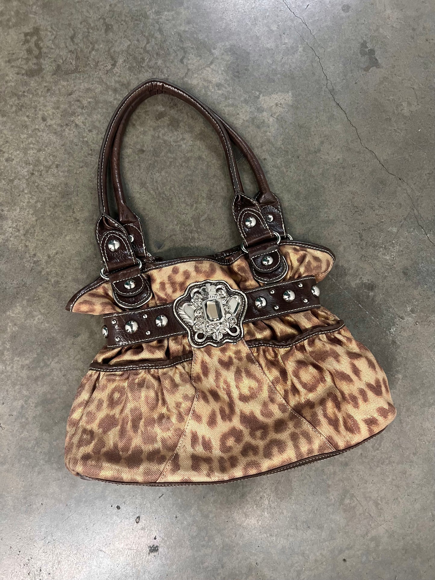 2000s leopard handbag