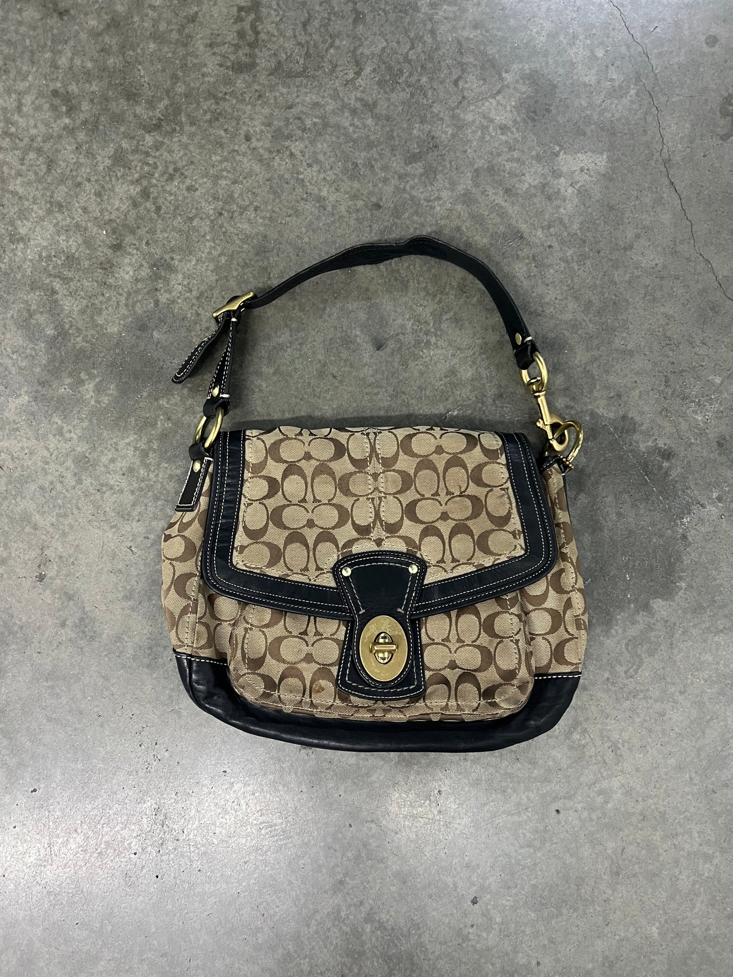 Vintage coach shoulder bag