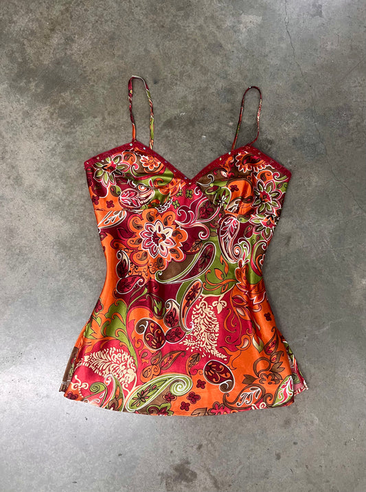 Vintage beaded cami top