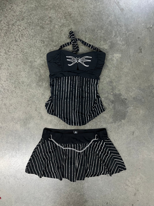 Y2K two piece swim set