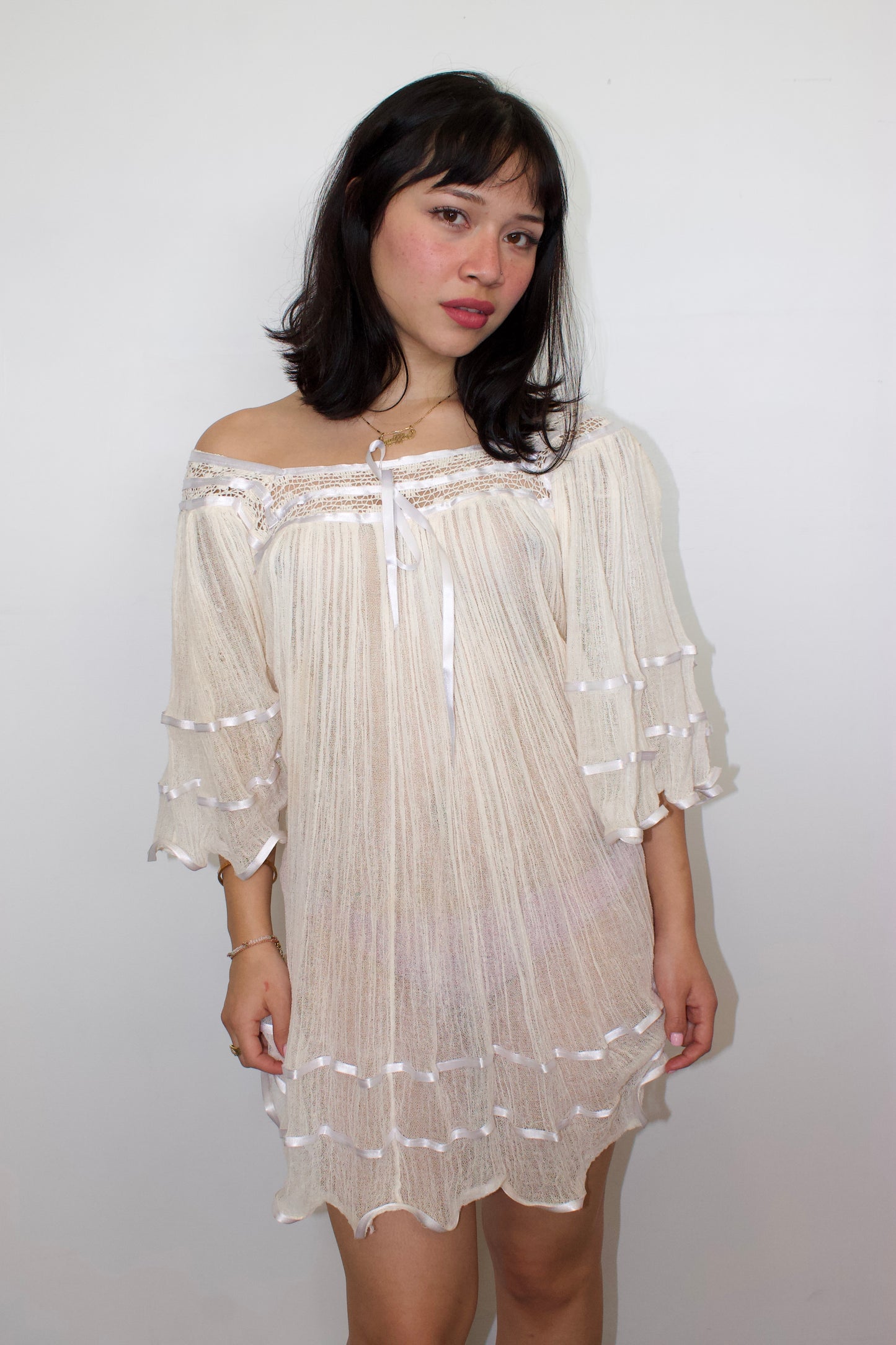 Vintage sheer minidress