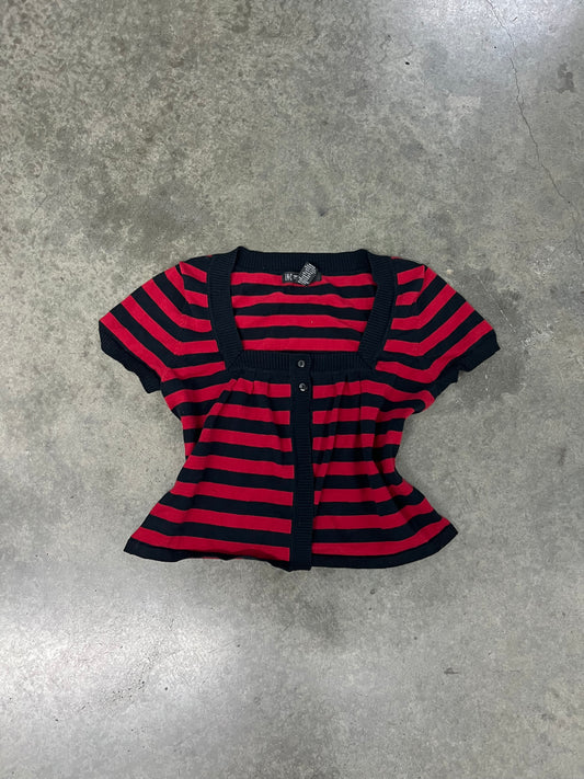 2000’s striped cardigan