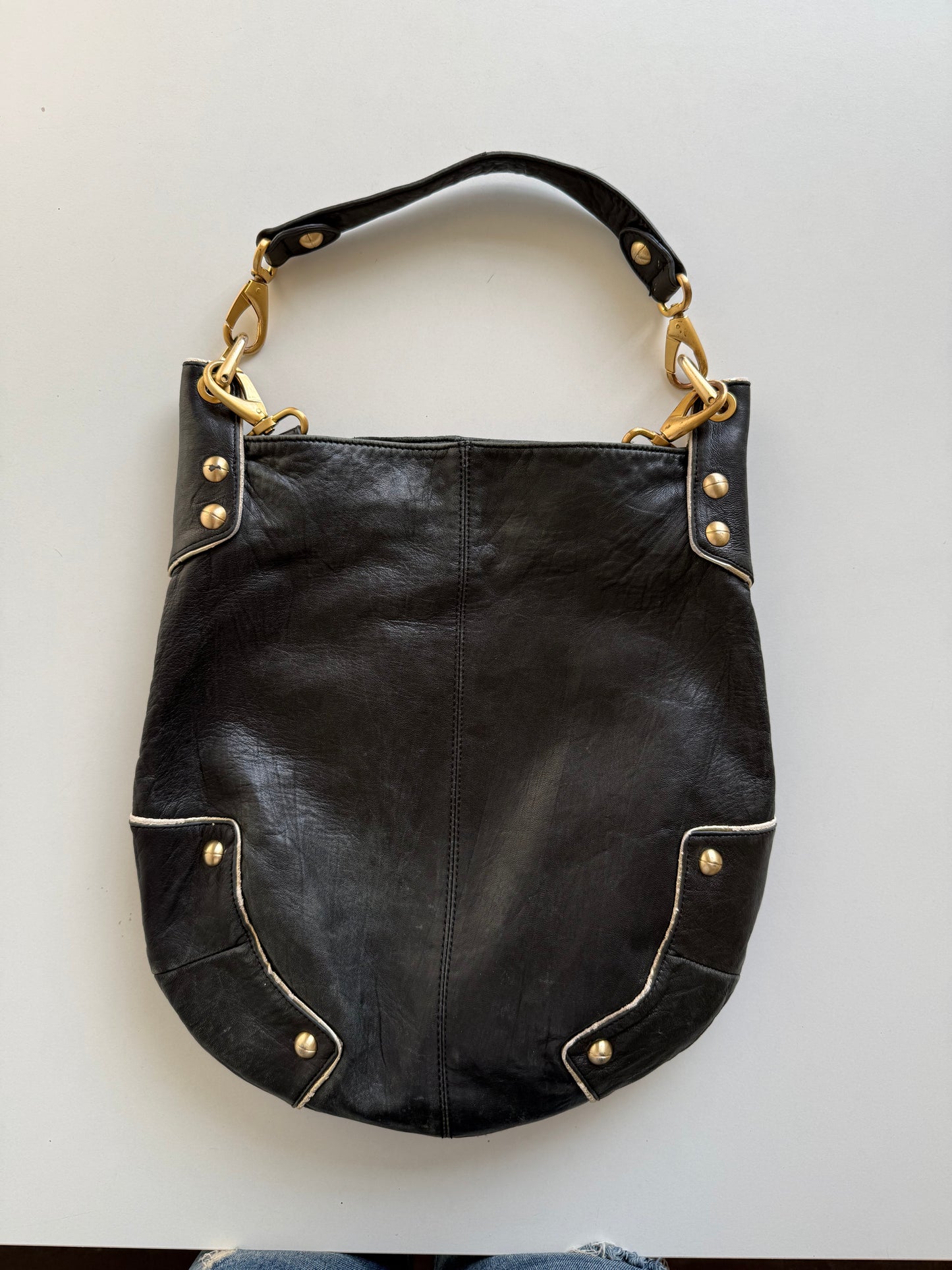 Vintage leather Betsey Johnson purse