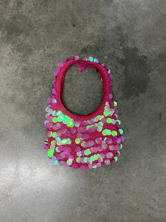 Vintage mermaid sequence bag