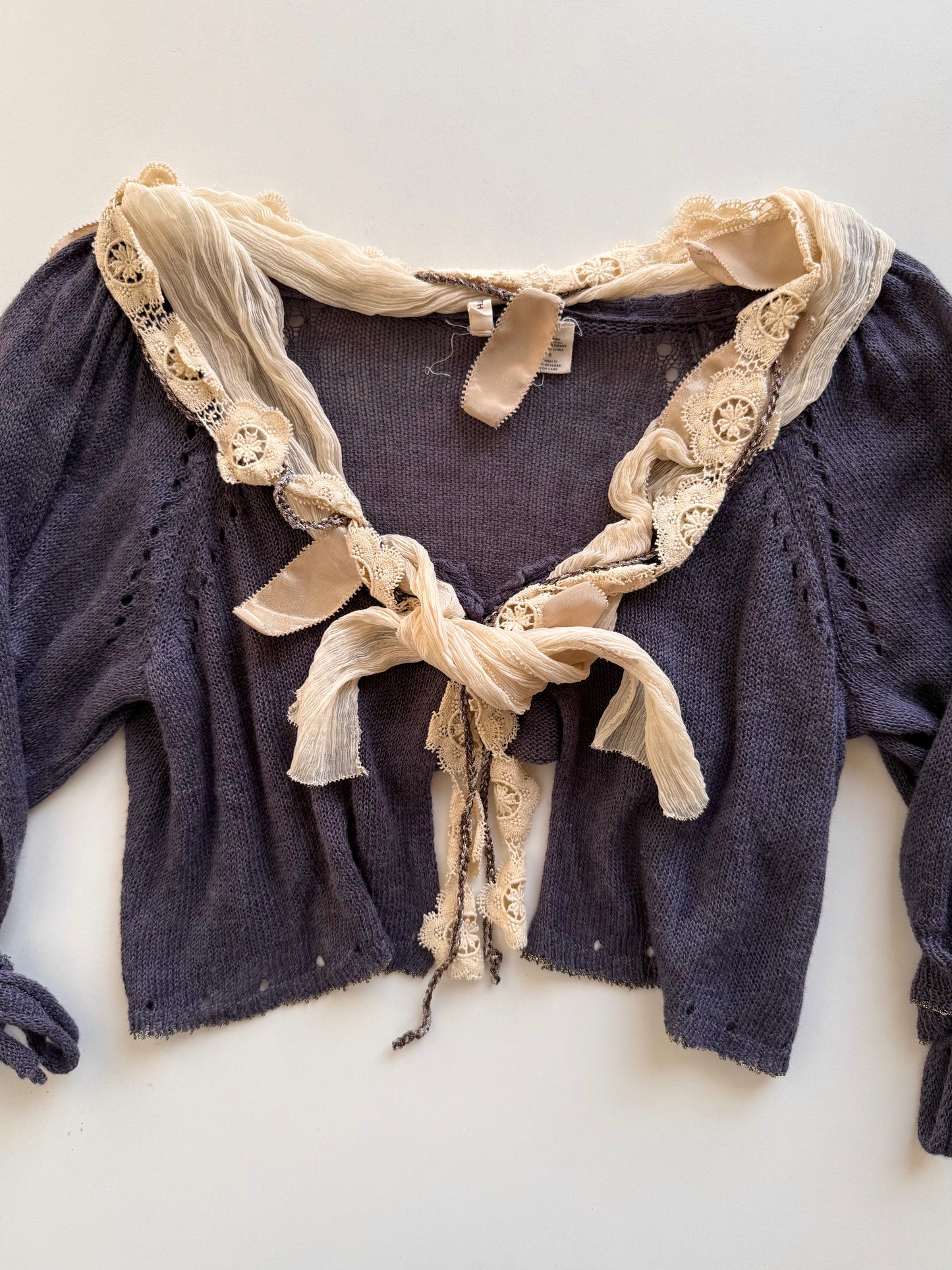 Vintage knitted fairy cardigan
