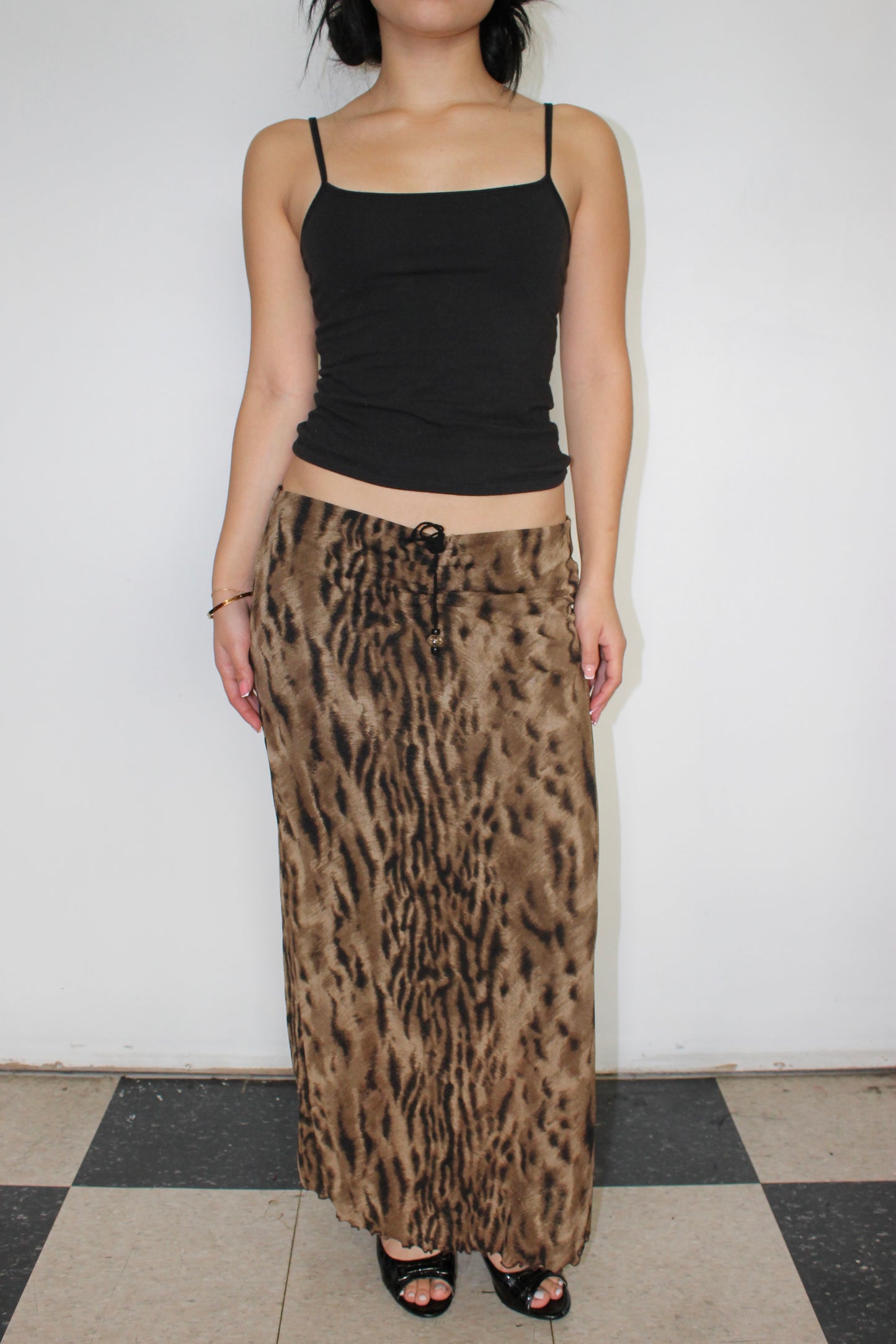 Vintage leopard skirt