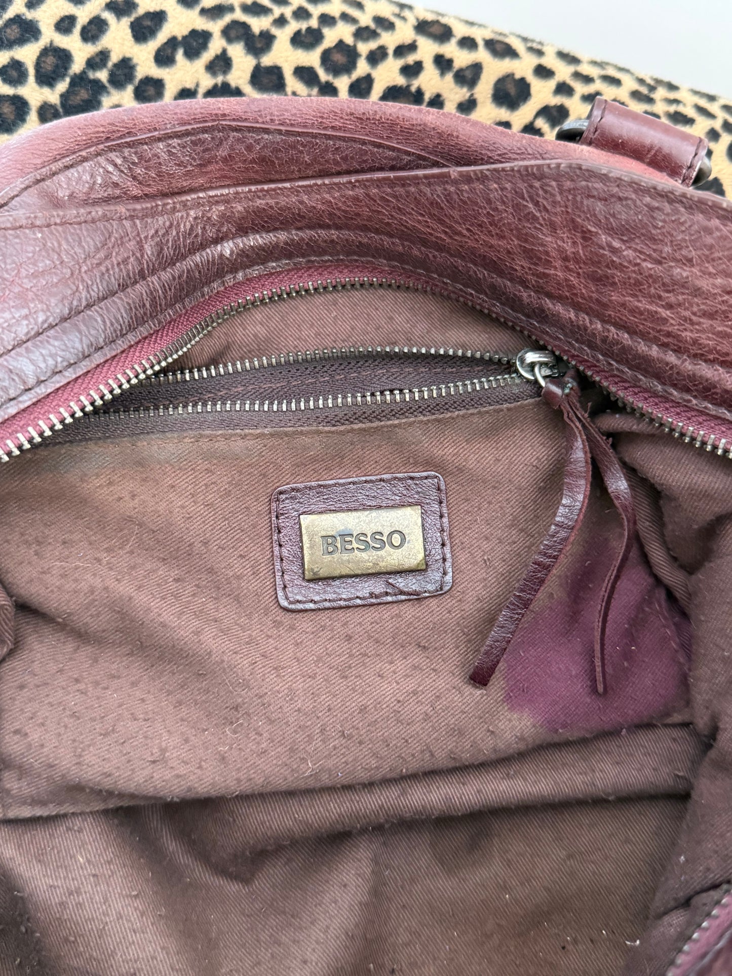 Vintage leather purse