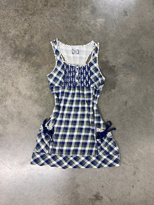 Vintage plaid minidress