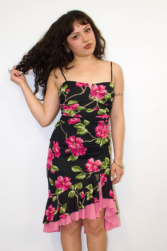 Vintage Y2K floral dress
