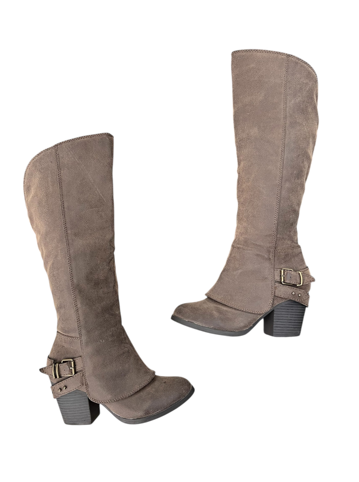 Vintage buckled boots