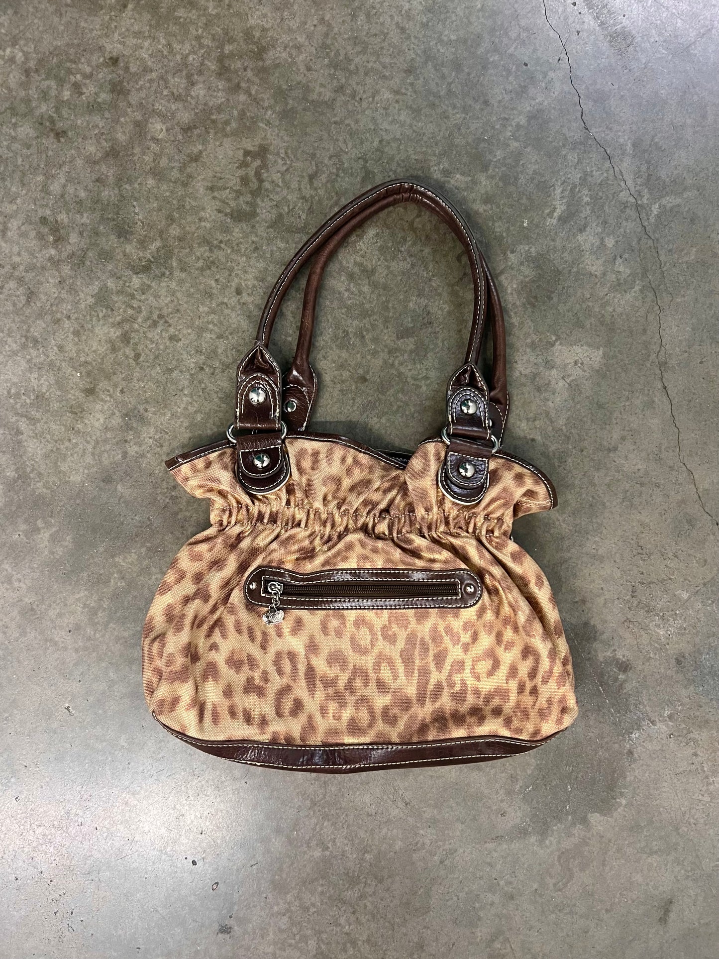 2000s leopard handbag