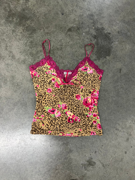 2000’s leopard cami top