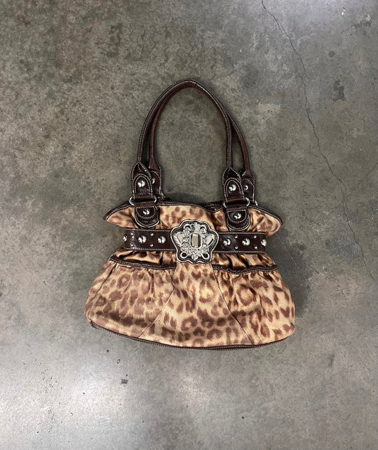 2000s leopard handbag