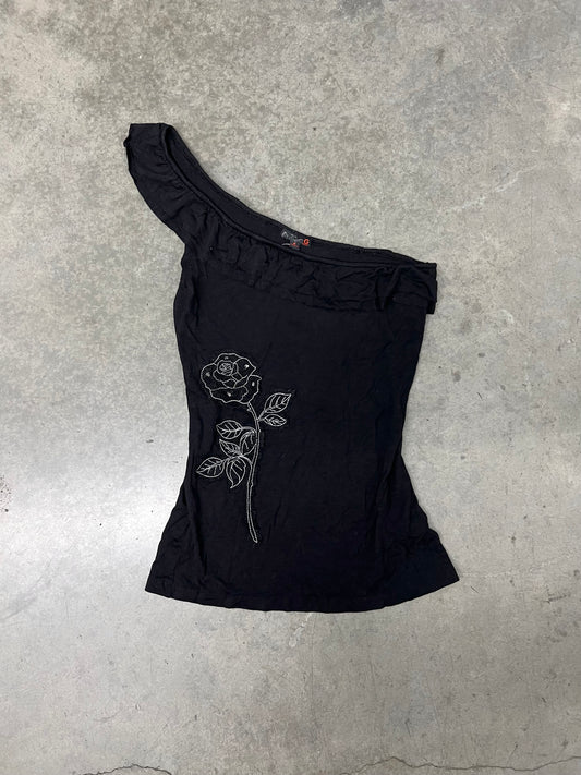 Vintage guess one shoulder top